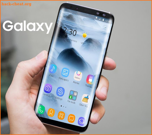 Galaxy launcher theme 2020 screenshot