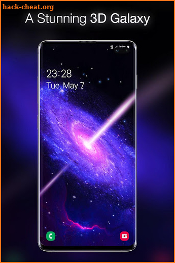 Galaxy Live Wallpaper screenshot