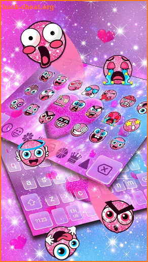 Galaxy Love Keyboard screenshot