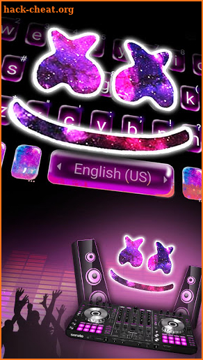 Galaxy Music Dj Keyboard Theme screenshot