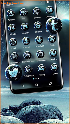 Galaxy Ocean Launcher Theme screenshot