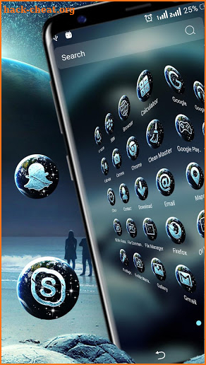 Galaxy Ocean Launcher Theme screenshot