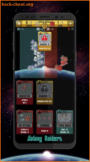 Galaxy Raiders - space cards screenshot