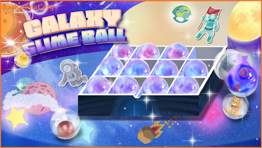 Galaxy Slime Ball NonSticky & Squishy Fluffy Slime screenshot