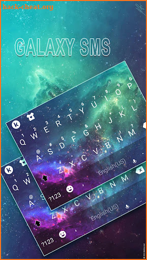 Galaxy Sms Keyboard Theme screenshot