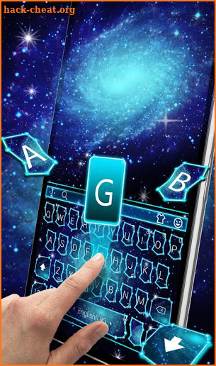 Galaxy Star Keyboard Theme screenshot