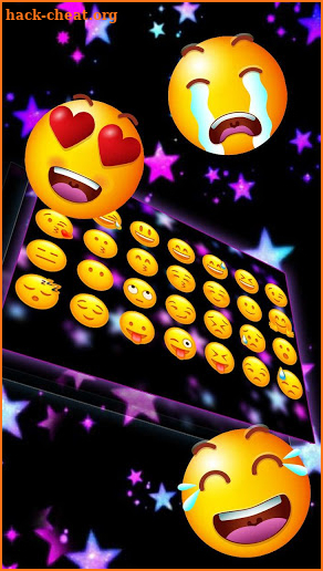 Galaxy Star Skull Keyboard screenshot