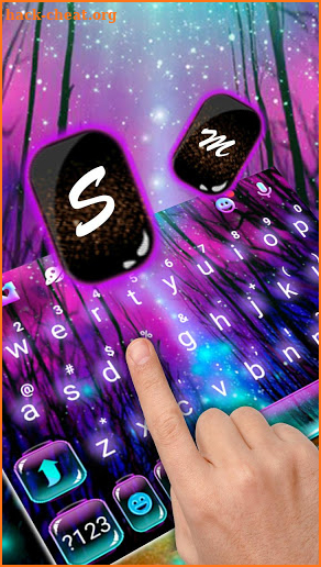 Galaxy wonderland Keyboard screenshot