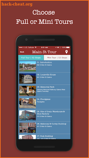 Galena Tours screenshot