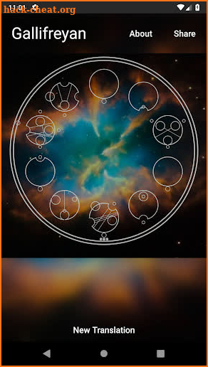 Gallifreyan Translator screenshot