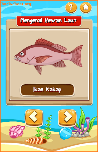 Game Anak Edukasi Hewan Laut screenshot