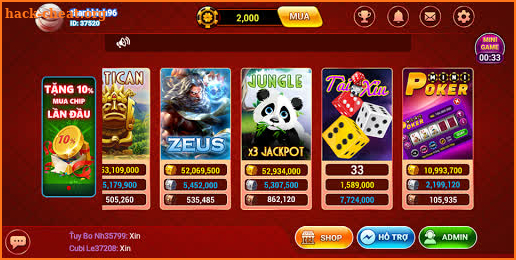 Game đánh bài đổi thưởng đỏ là win screenshot