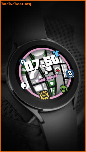 Game Map Radar Watch Face screenshot