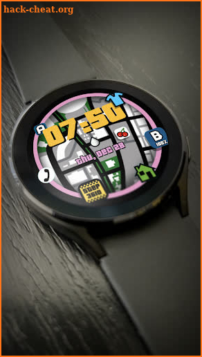 Game Map Radar Watch Face screenshot