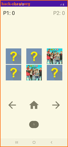 Game Shakers Memory Game screenshot