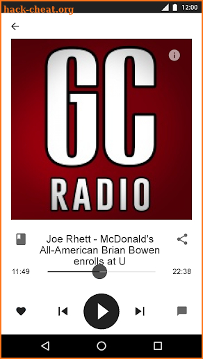 Gamecock Central Radio screenshot