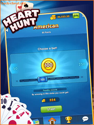 GamePoint Hearthunt – Play Hearts for Free screenshot