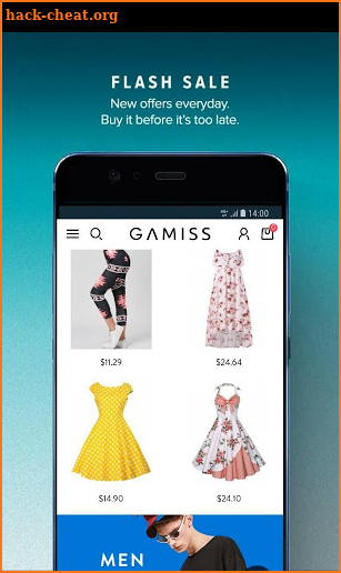 Gamiss Shopping en ligne screenshot