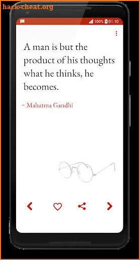 Gandhi Quotes - Daily Quotes screenshot