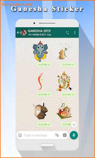 Ganesh Sticker 2020 screenshot