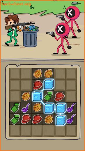 Gang Battle: Stickman Match 3 screenshot