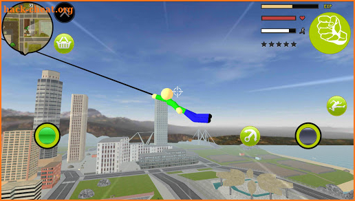 Gang Stickman Rope Hero Gangstar Crime screenshot