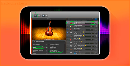 GarageBand Music studio clue screenshot