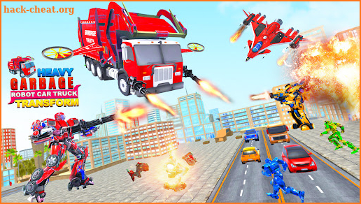 Garbage robot truck war screenshot