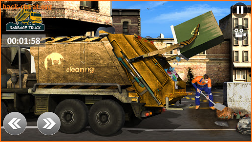 Garbage Truck Simulator 2021:City Trash Truck game screenshot