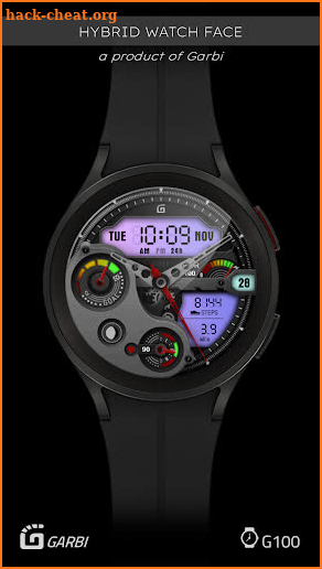 Garbi 100 - Hybrid watch face screenshot