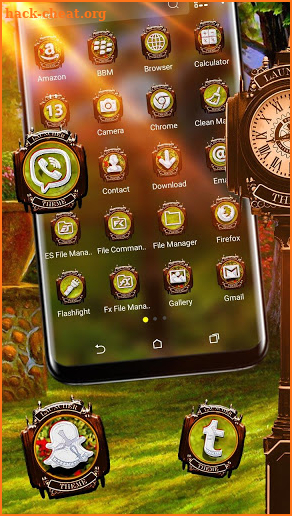 Garden Clock Theme Launcher screenshot