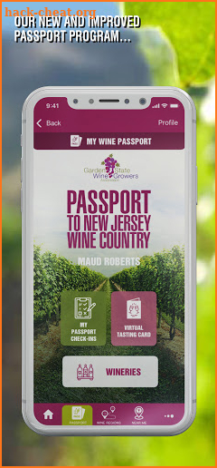 Garden State Wine Growers Assn screenshot