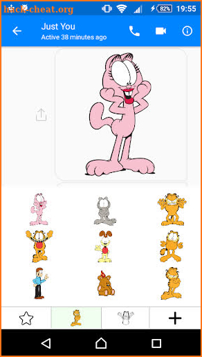 Garfield StickerTap screenshot