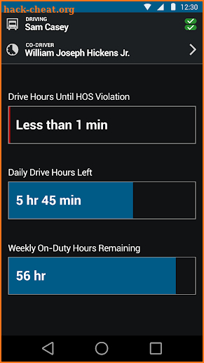 Garmin eLog™ Compliant ELD screenshot