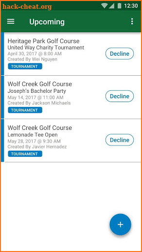 Garmin Golf screenshot