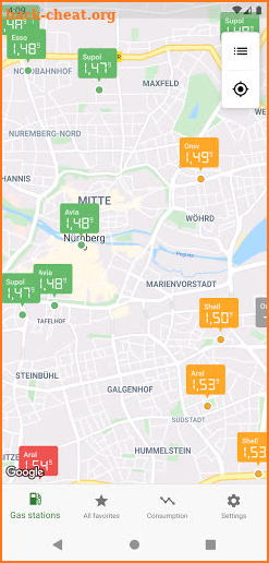 Gas Prices (Germany) screenshot