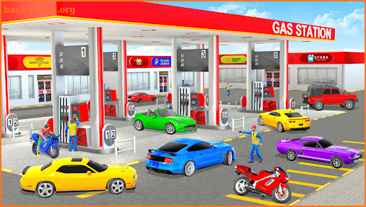 Gas Station Car Driving Game screenshot