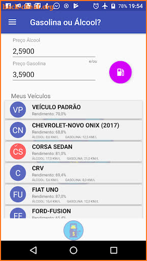 Gasosa - Gasoline or Ethanol? screenshot