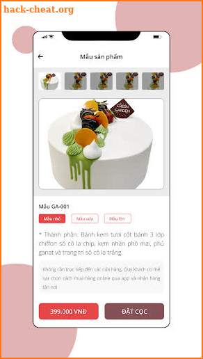 Gateaux Việt screenshot