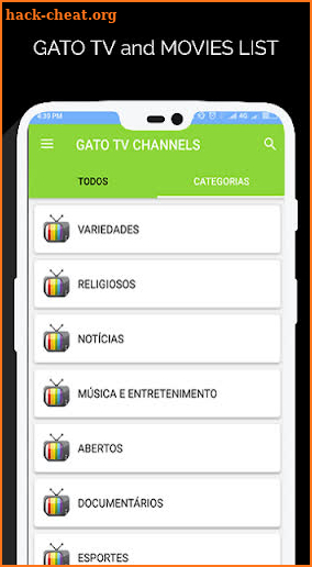 GATO TV AND MOVIES LIST screenshot