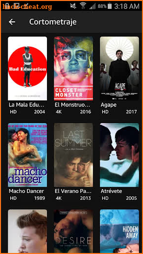 Gay Cinema Online - Movies, Series and Short Films screenshot