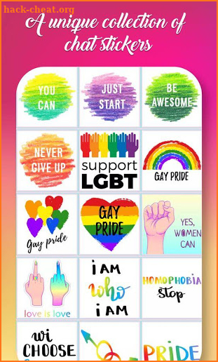 Gay Stickers And Gay Pride screenshot