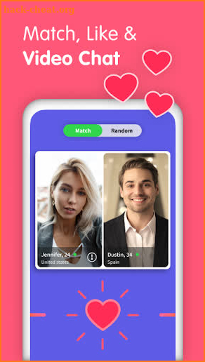 Gaze Video Chat App-Random Live Chat & Meet People screenshot