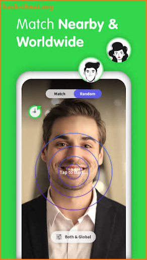 Gaze Video Chat App-Random Live Chat & Meet People screenshot