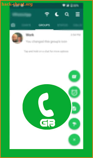 GB Chat for WhatsApp - no online screenshot