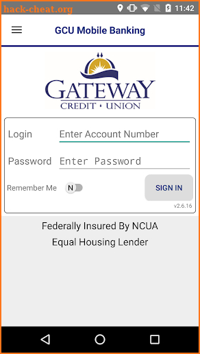 GCU Mobile Banking screenshot