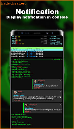 Geek Launcher -- Aris Hacker Theme screenshot