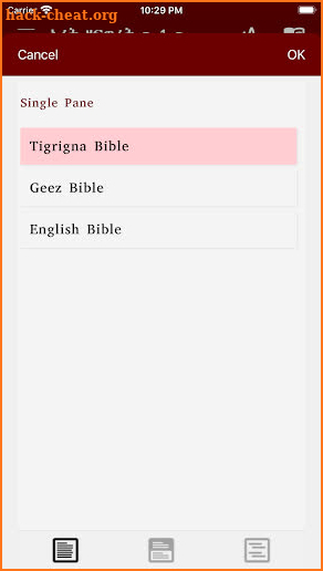 Geez Tigrigna Bible screenshot