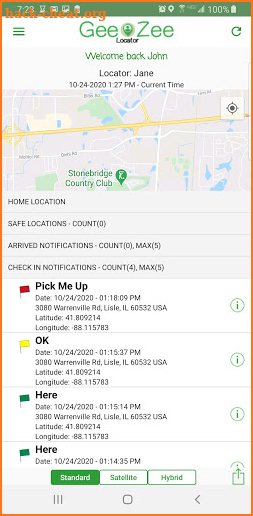 GeeZee Locator screenshot