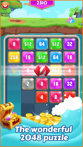 Gem Shooter 2048-Wonderful Puzzle screenshot